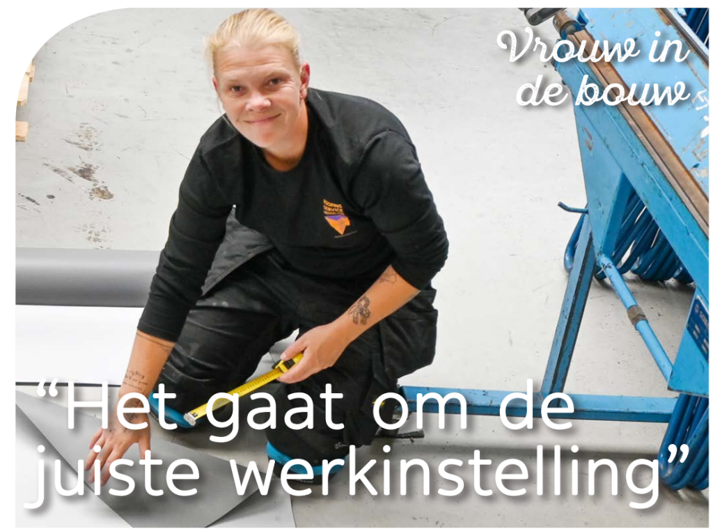 Vrouw in de bouw: Iris Maartense